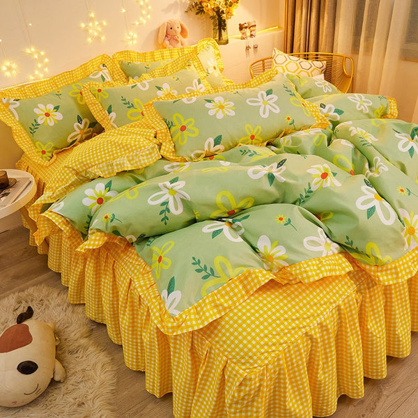 Aesthetic Colorful Bedding Set - Juneptune