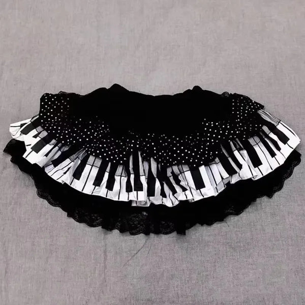 Melody Keys Mini Piano Skirt