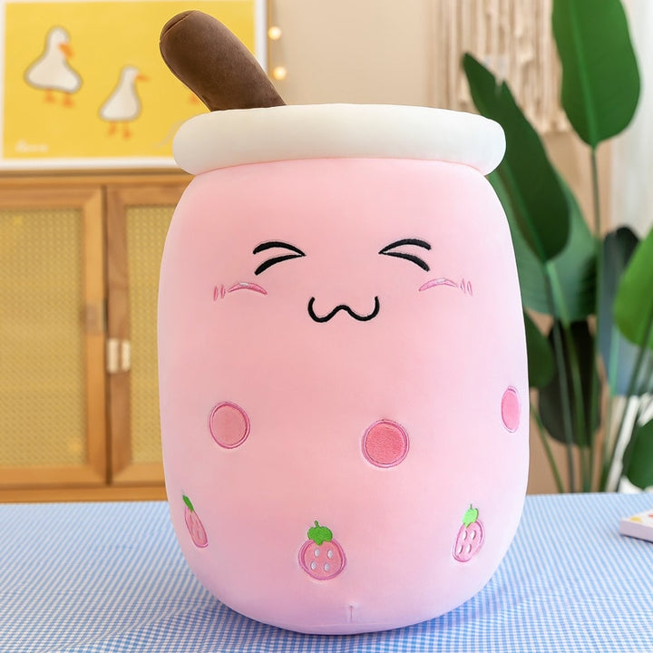 Realistic Bubble Tea Cup Stuffed Plush - Juneptune