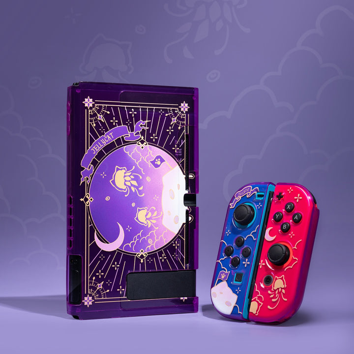 Kawaii Purple Jellyfish Nintendo Switch - Juneptune