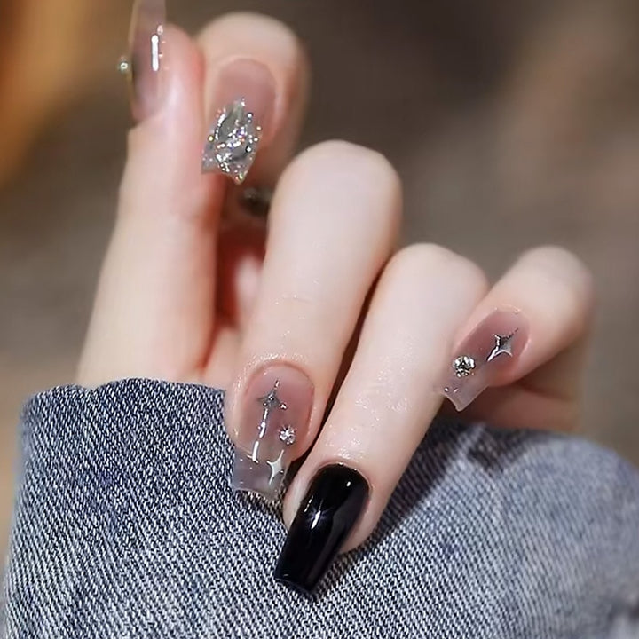 24pcs/Box Press On Cute Aesthetic False Nails - Juneptune