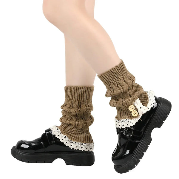 Knitted Lolita Style Ankle Warmers