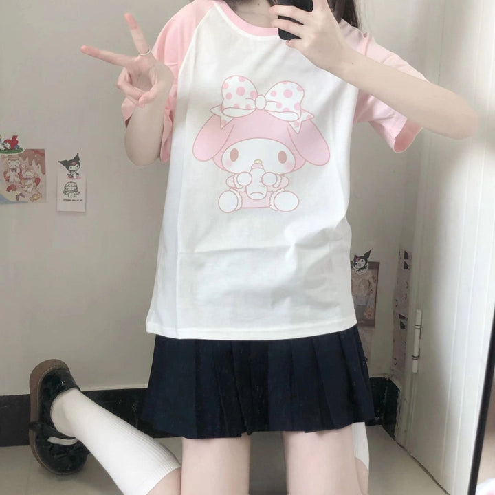 Sanrio My Melody Pink T-Shirt - Juneptune