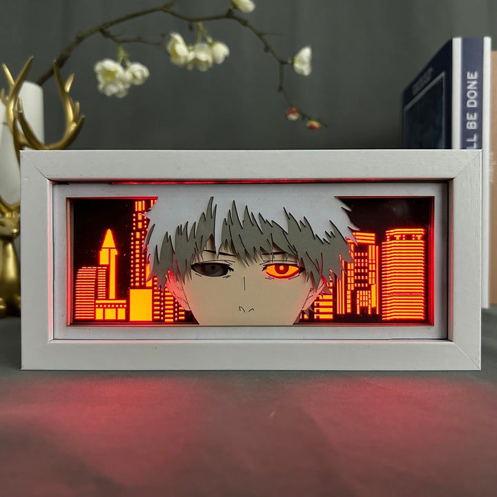 Tokyo Ghoul Kaneki Ken Anime 3D DIY Light Box Lamp - Juneptune