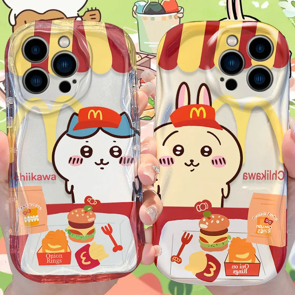 Chiikawa Fast Food iPhone Case