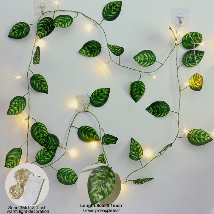 Aesthetic Artificial Plants LED String Lights - Juneptune