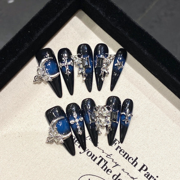 Sapphire Sinner Nails Set