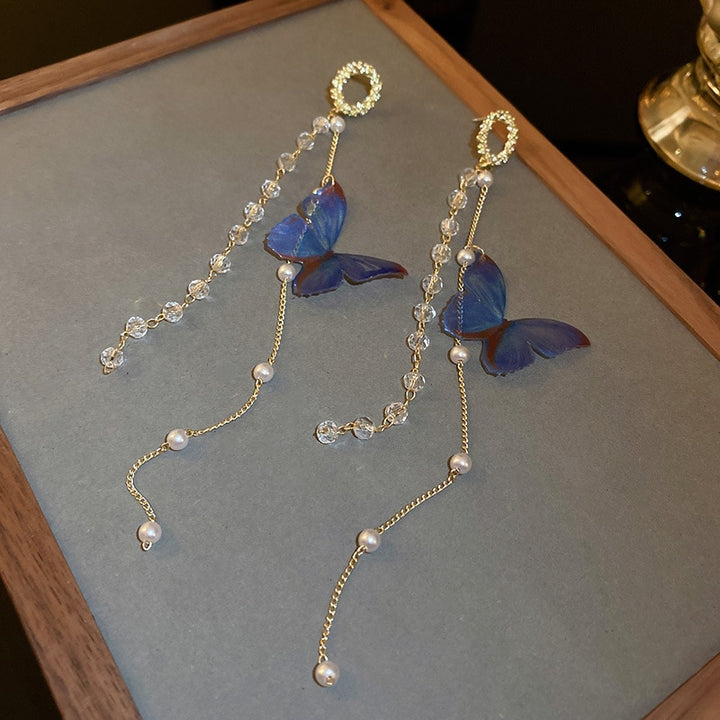 Y2K Korean Inspired Butterfly Earrings - Juneptune