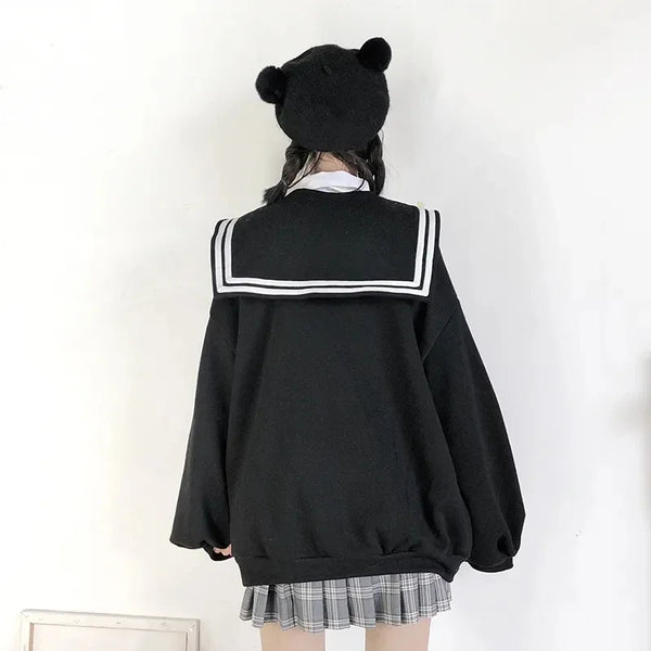 Sailor Streetwear Zip Up Hoodie
