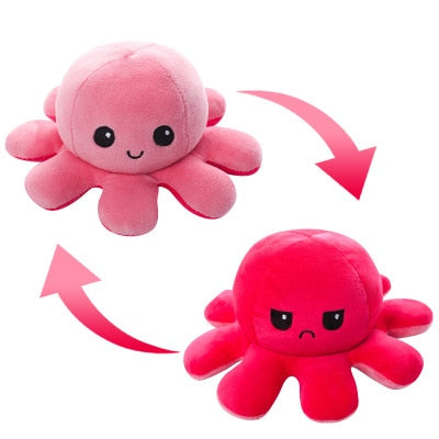 Reversible Cute Octopus Plush Toy - Juneptune