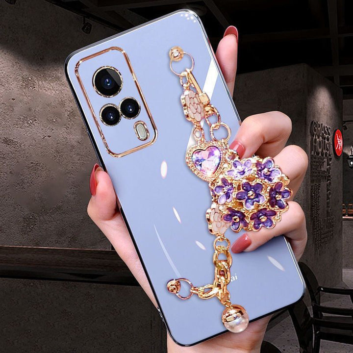 Elegant Glitter iPhone Case With Bracelet - Juneptune