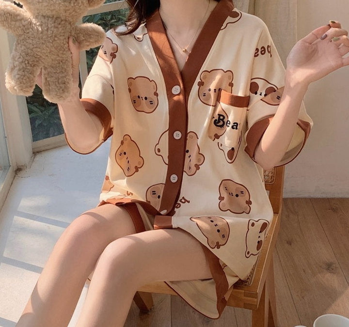 Kawaii Aesthetic Pajama Set - Juneptune