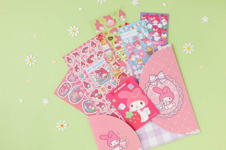 Sanrio Stationery Colorful Set With Envelope - Juneptune