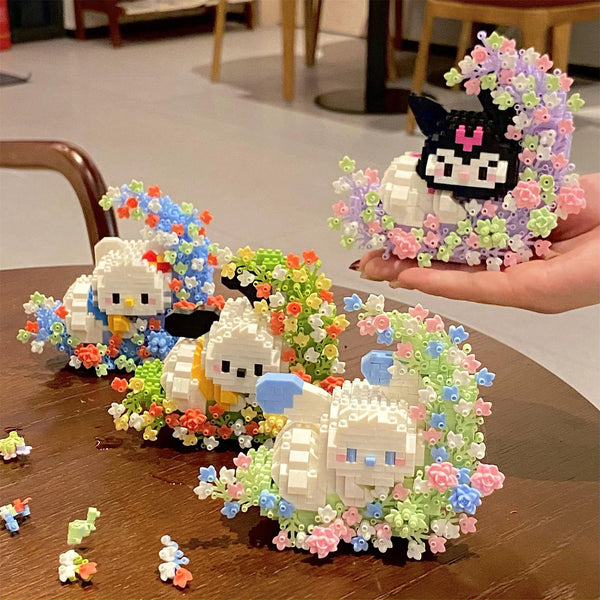 Sanrio Floral DIY Building Blocks