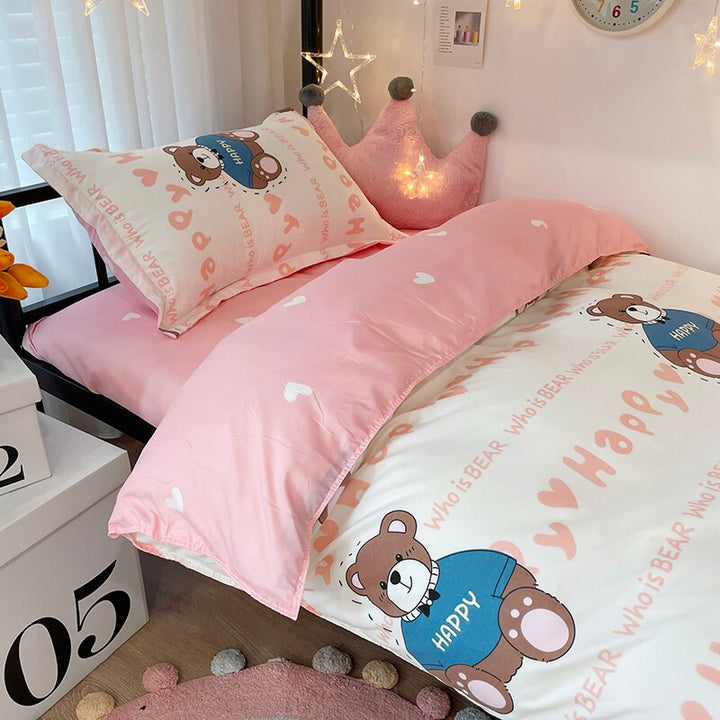 Kawaii Colorful Bedding Set - Juneptune