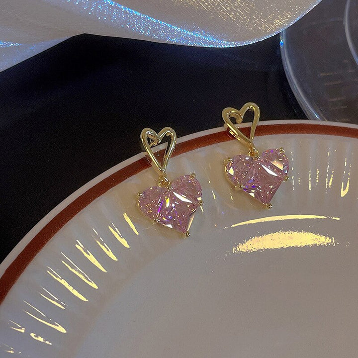 Coquette Pink Heart Jewelry Set - Juneptune