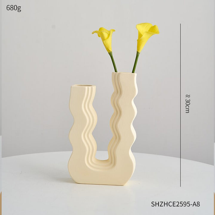Aesthetic Colorful Ceramic Flower Vase - Juneptune