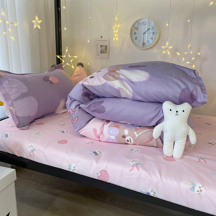 Kawaii Colorful Bedding Set - Juneptune