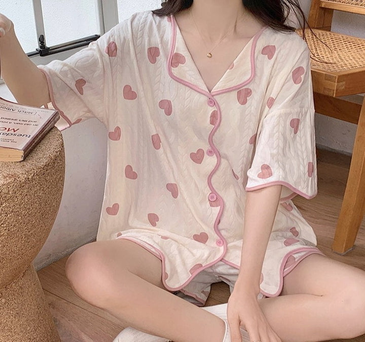 Kawaii Aesthetic Pajama Set - Juneptune