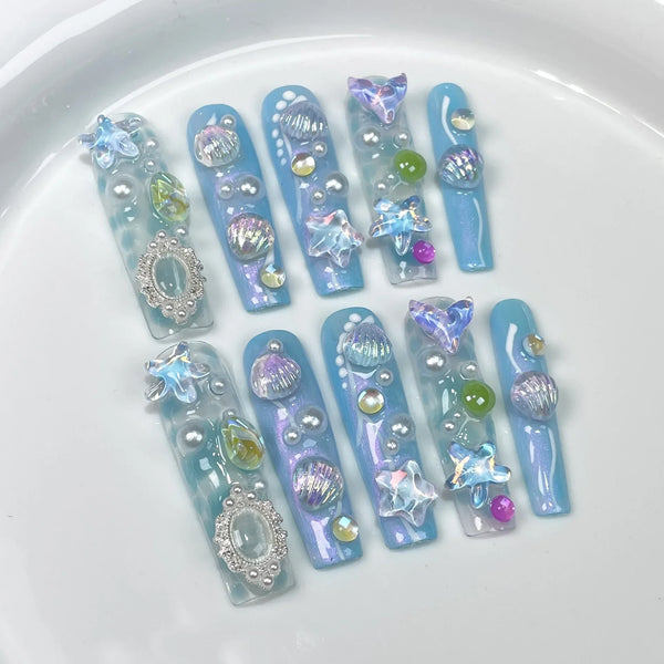 Ocean Fairy Dream Press-On Nails