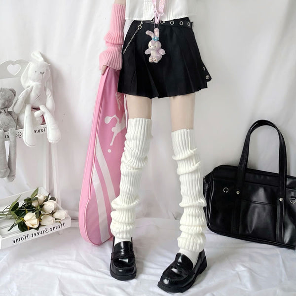 Sweet Lolita Knitted Leg Warmers - Juneptune