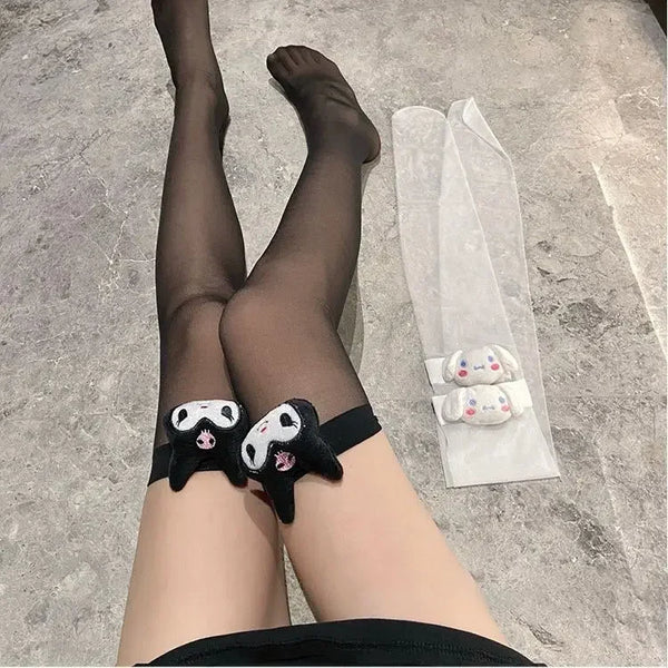 Kawaii Mascots Patch Tights