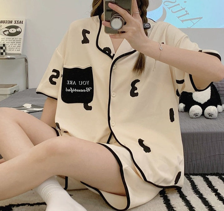 Kawaii Aesthetic Pajama Set - Juneptune