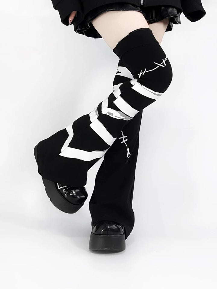 Alt Patchwork Thigh-High Leg Warmers – Juneptune
