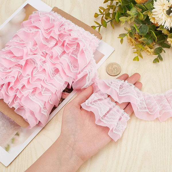 Sweetheart Ruffle Lace Trim Roll