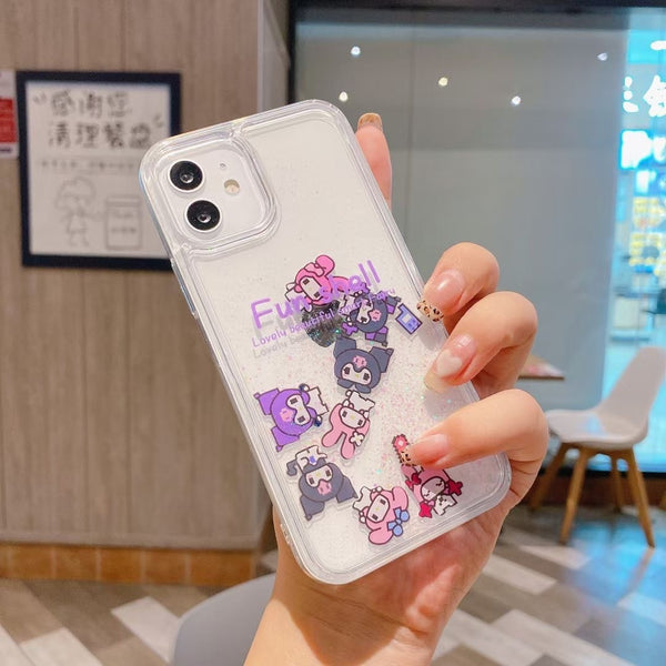 Sanrio Kuromi & My Melody Quicksand iPhone Case - Juneptune