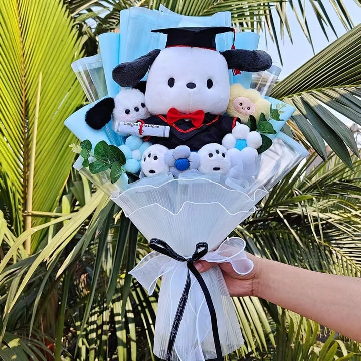 Sanrio Plush Bouquet With Graduation Hats - Juneptune