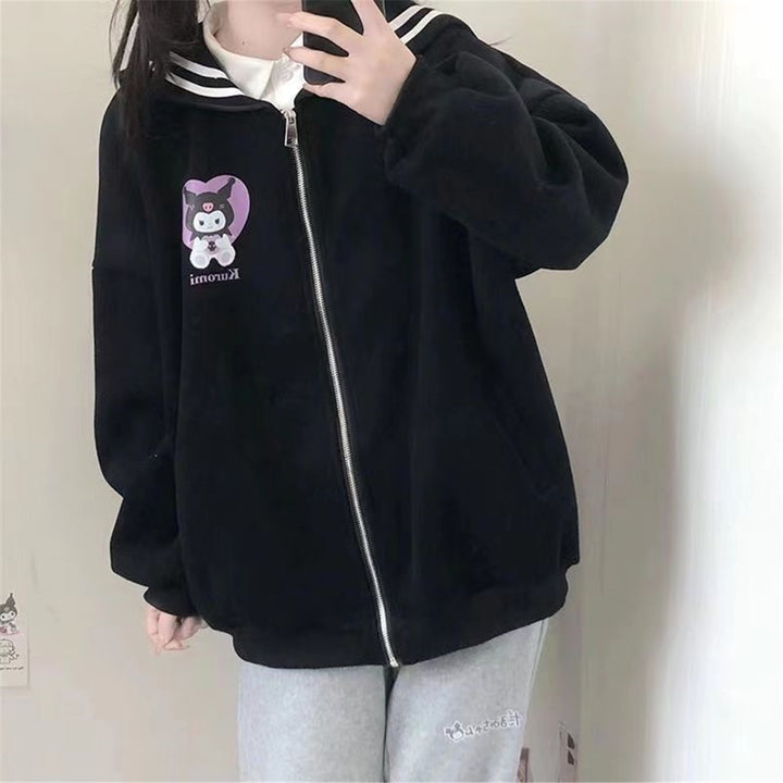 Kawaii Sanrio Zip Up Hoodie - Juneptune