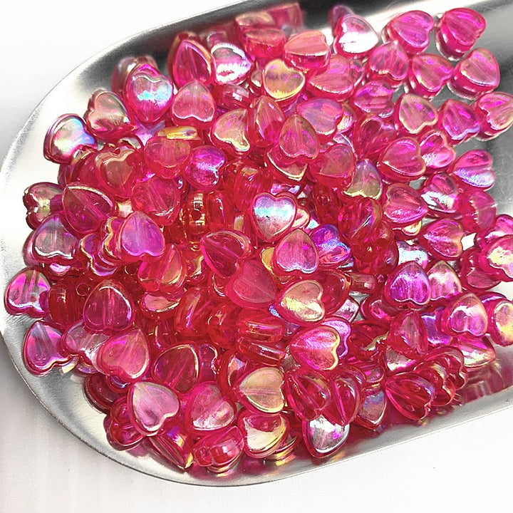 Transparent Heart DIY Beads - Juneptune