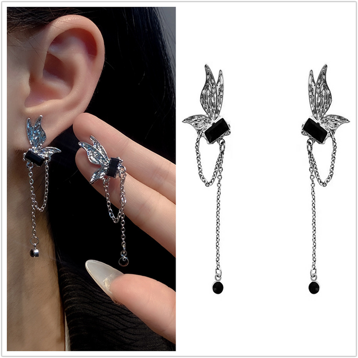 Harajuku Heart Drop Earrings - Juneptune