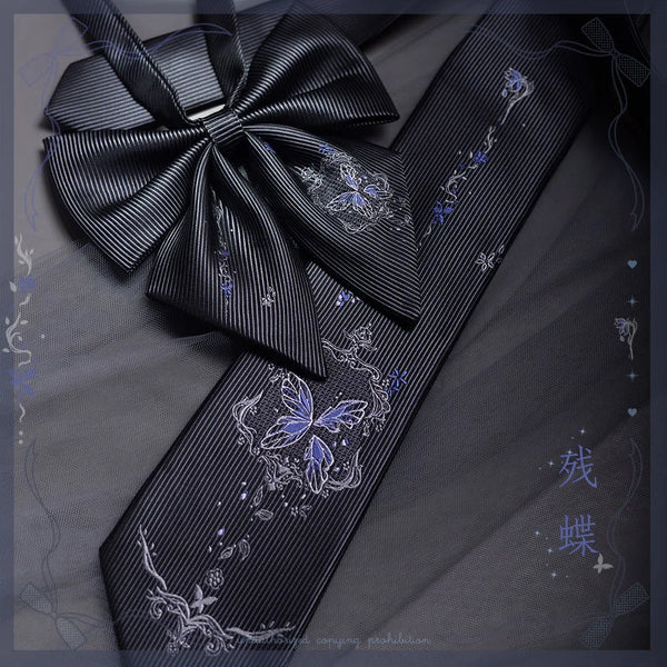 Midnight Enchanted Butterfly Tie Collection