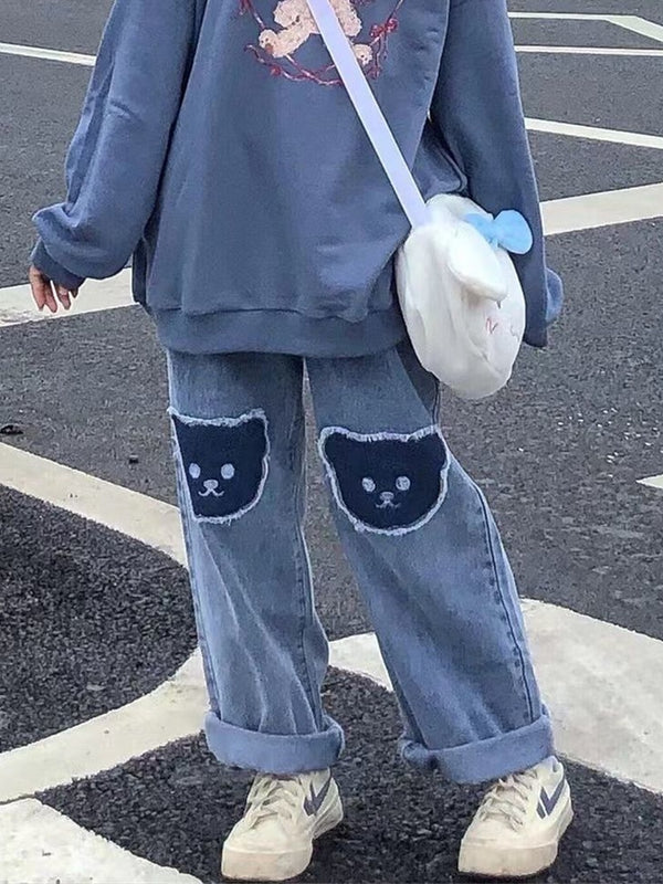 Sweet Bear Baggy Jeans