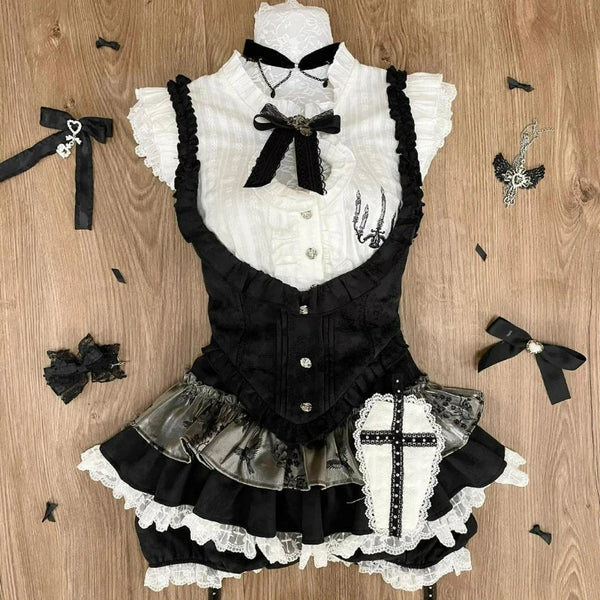Cathedral Rose & Gothic Prayer Outfit Set