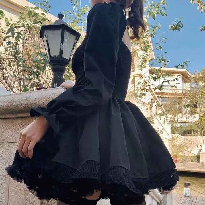 Gothic Lolita Dress With Underskirt - Juneptune