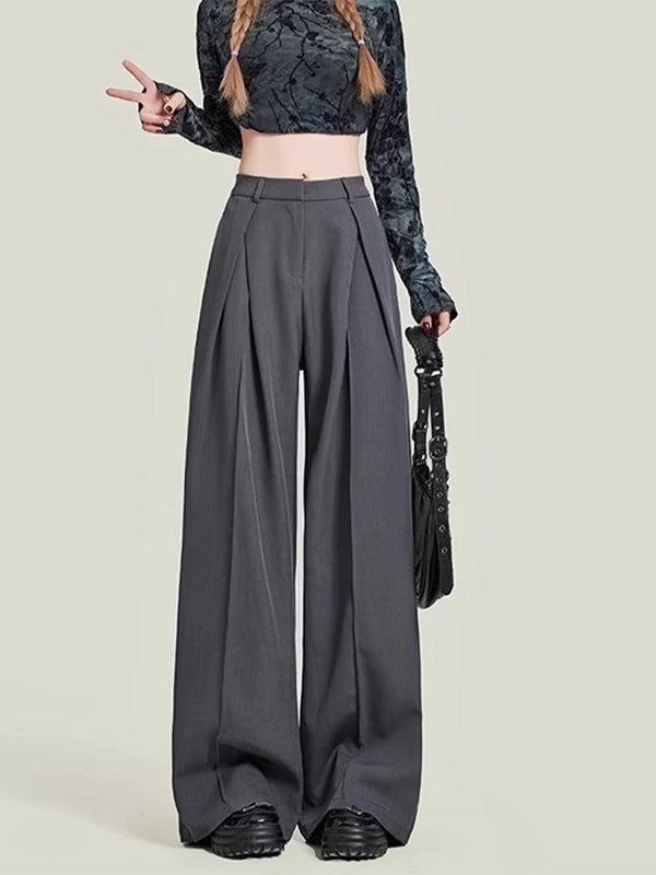 Urban Muse Pleated Wide-Leg Pants