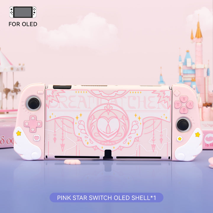 Kawaii Pink Nintendo Switch Protective Case - Juneptune