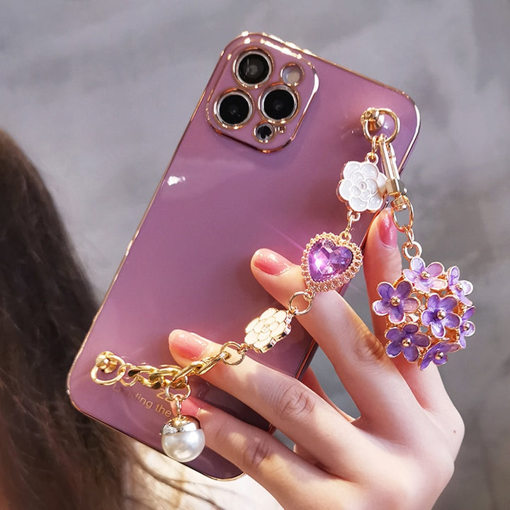 Elegant Glitter iPhone Case With Bracelet - Juneptune