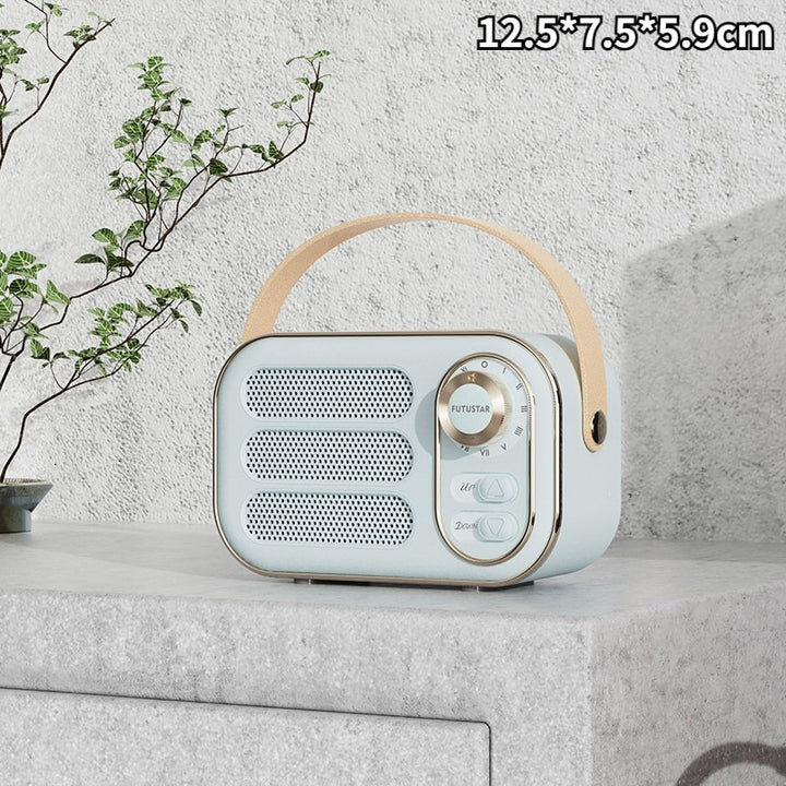 Aesthetic Retro Mini Bluetooth Speaker Radio - Juneptune