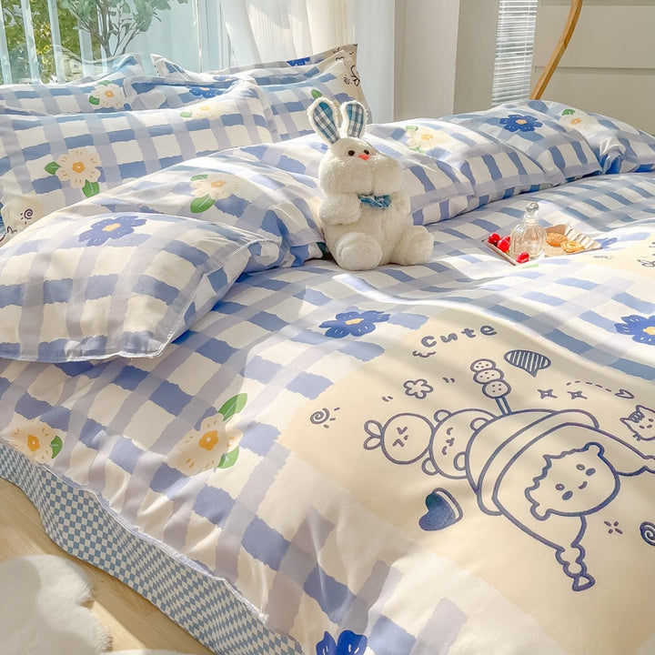 Cottagecore Floral Bedding Set - Juneptune