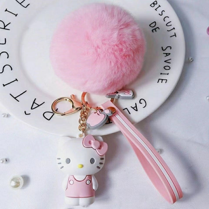 Sanrio Friends Fluffy Keychain - Juneptune