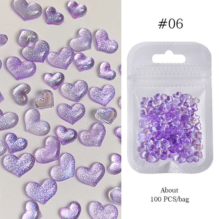 Crystal Love DIY Nail Beads - Juneptune