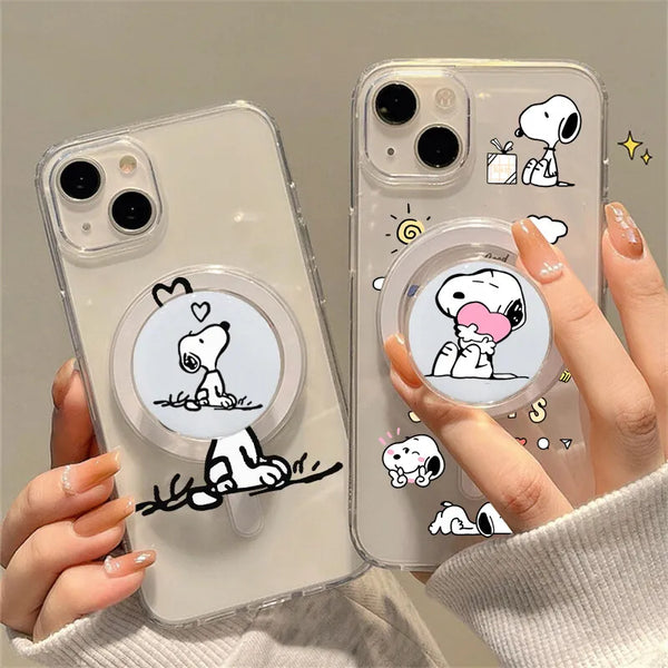 Snoopy Magnetic Holder Samsung Case