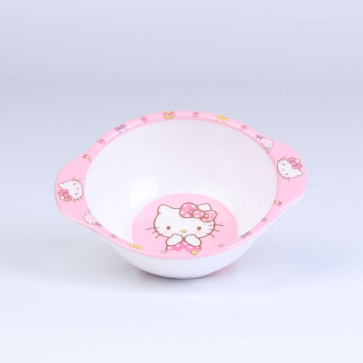 Kawaii Sanrio Pink Hello Kitty Tableware Set - Juneptune