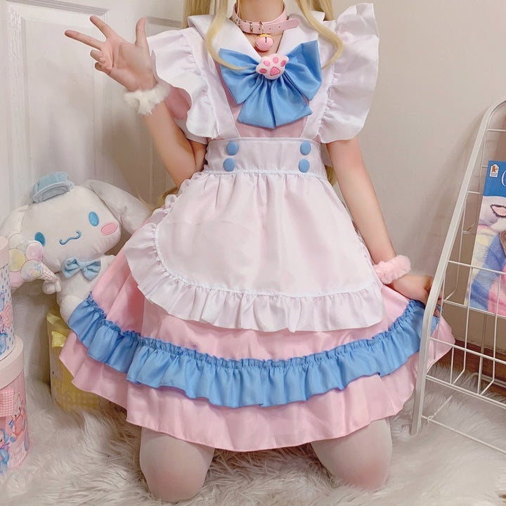 Sweet Lolita Pastel Maid Outfit - Juneptune