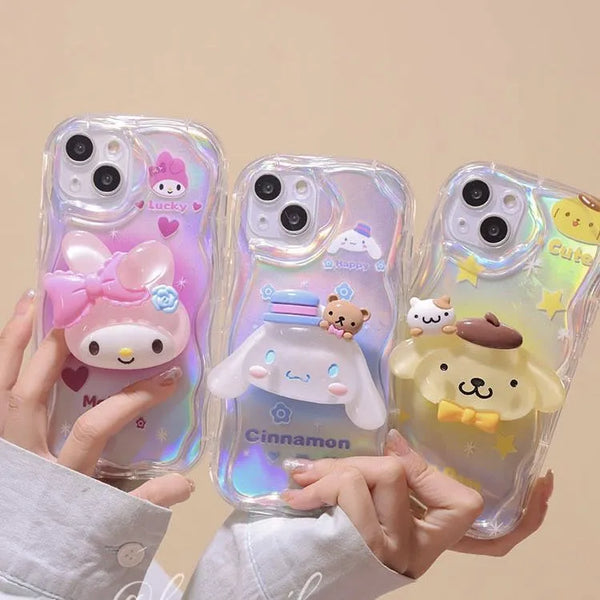 Holographic Sanrio iPhone Case