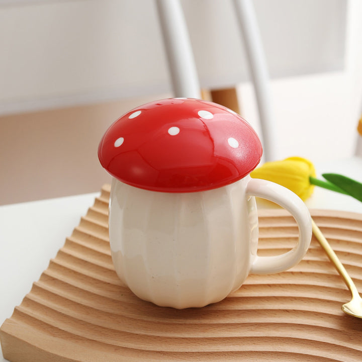 Cute Mushroom Ceramic Mug - Juneptune